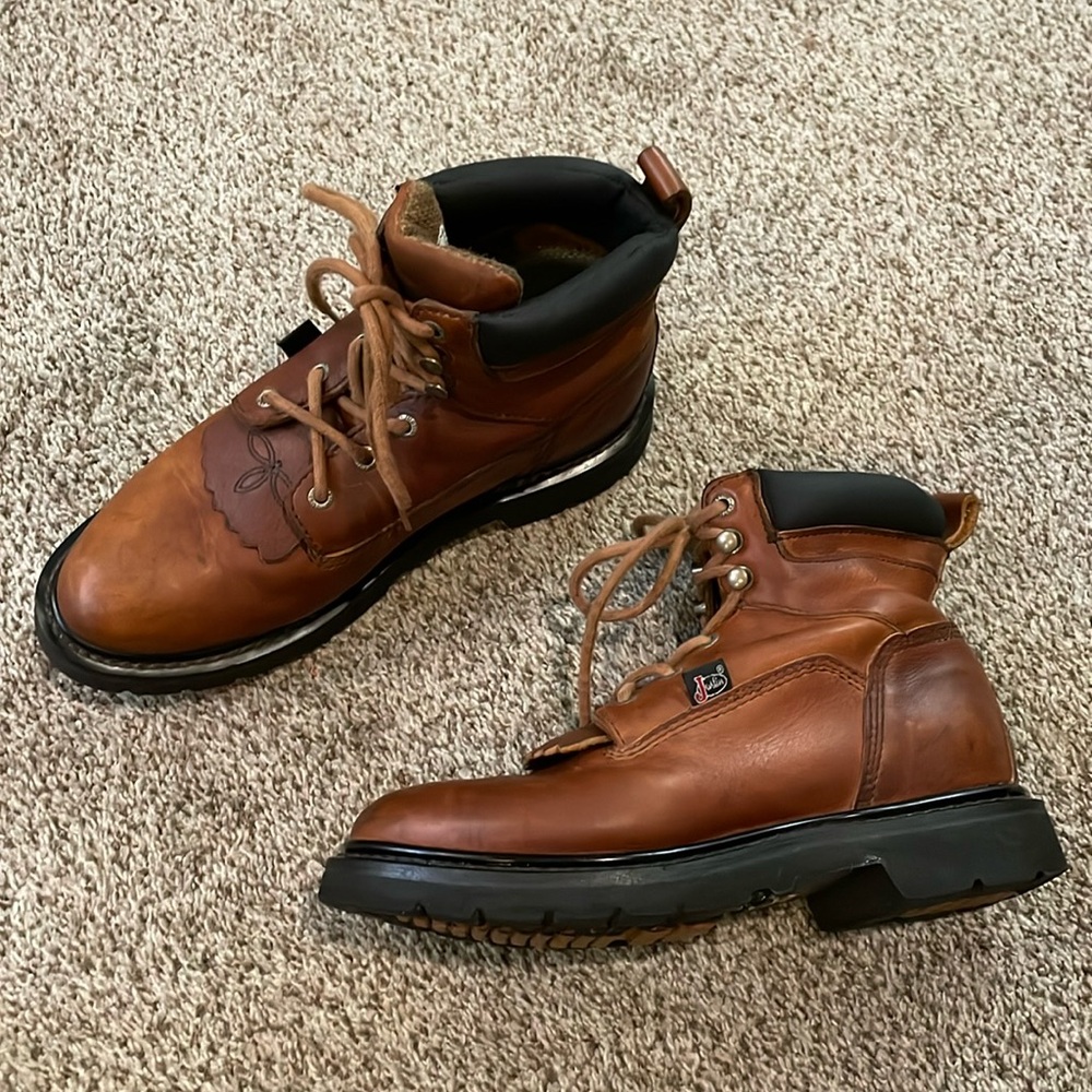 Vintage Justin Kiltie Work Boots
